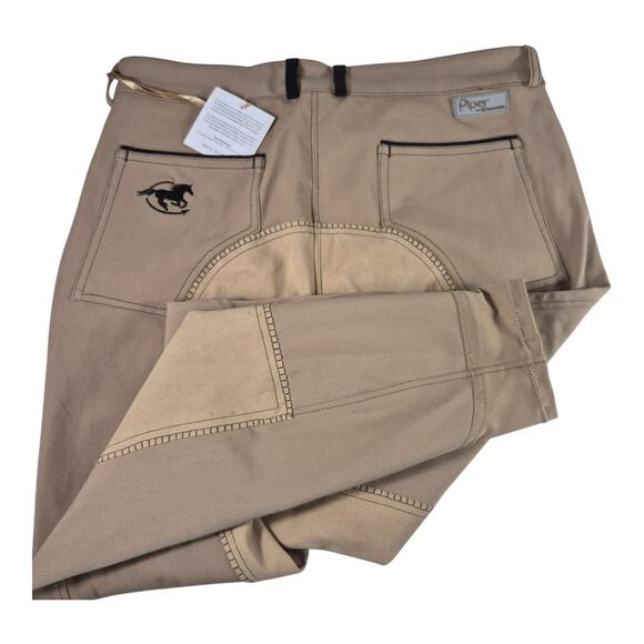 Smartpak Piper Tan Brown Full Seat Riding Equestrian Breeches Pants 34 L NEW - Picture 3 of 5